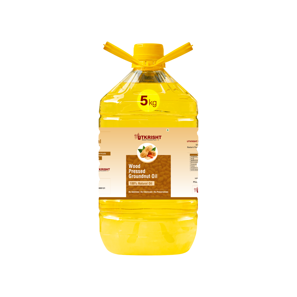 Utkrisht - Wood Pressed Groundnut Oil
