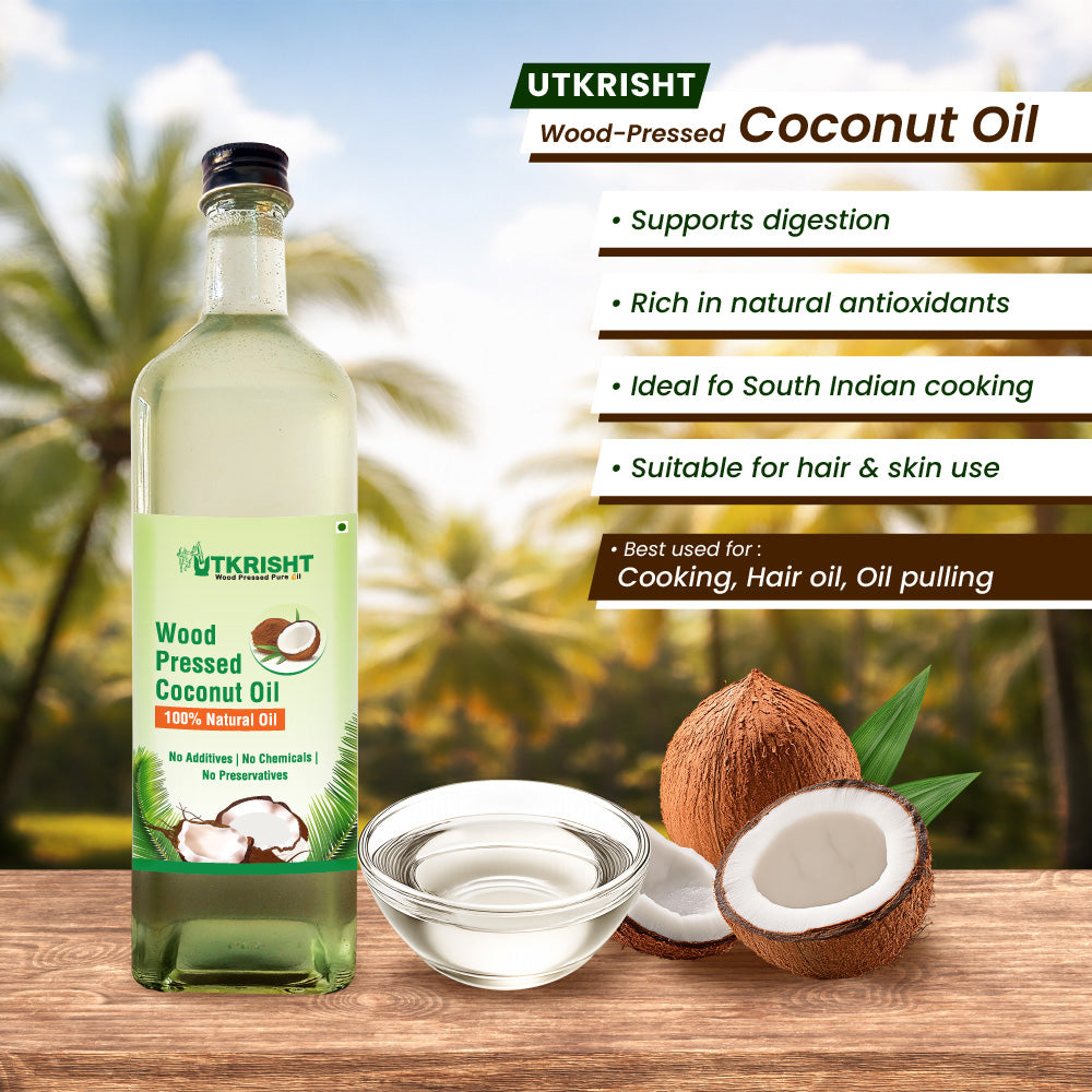 Utkrisht - Wood Pressed Coconut Oil