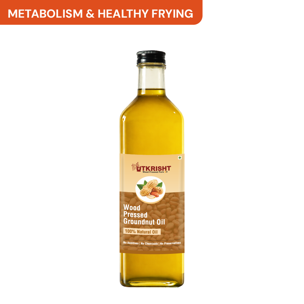 Utkrisht - Wood Pressed Groundnut Oil