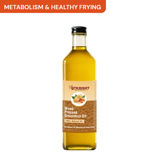 Utkrisht - Wood Pressed Groundnut Oil