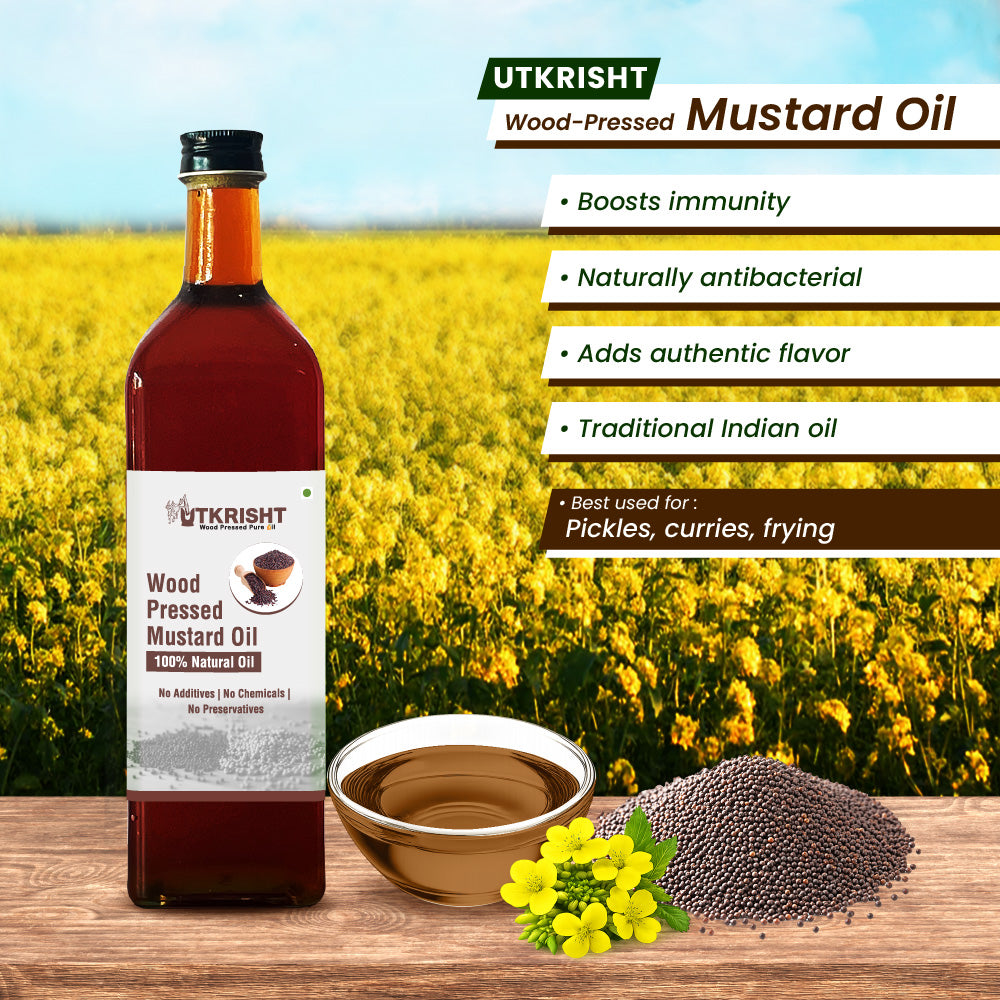 Utkrisht - Wood Pressed Mustard Oil