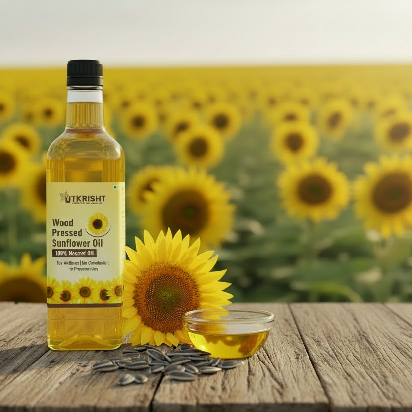 Utkrisht - Wood Pressed Sunflower Oil